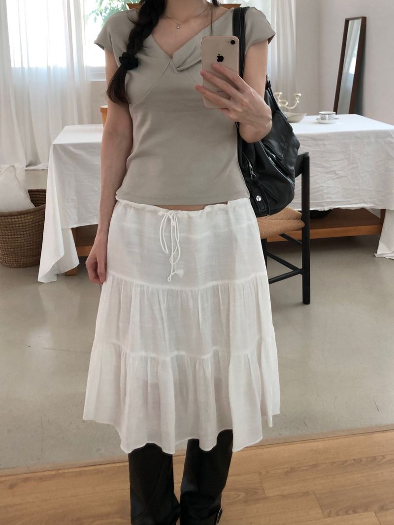 Andy Cancan Midi Skirt (2 colors)