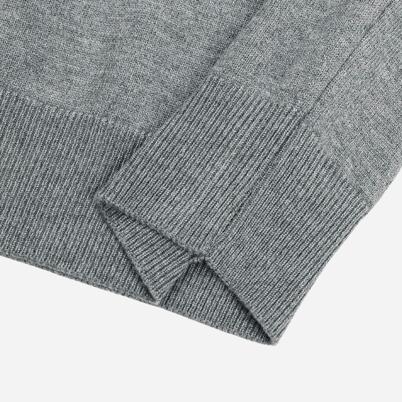 Needle Henley Neck Short Sleeve Knit
