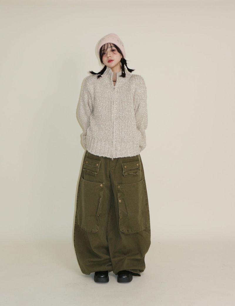 Boehm Boksarthy high neck two-way cardigan (outer)