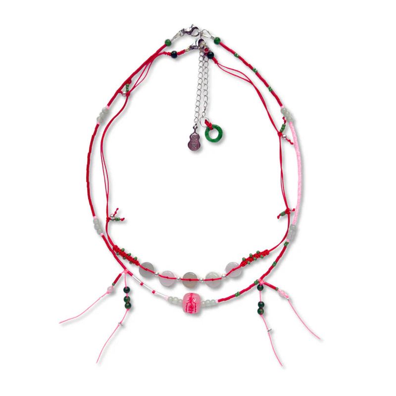 -𝟶𝟶𝟶𝟶𝟶- Red String Necklace