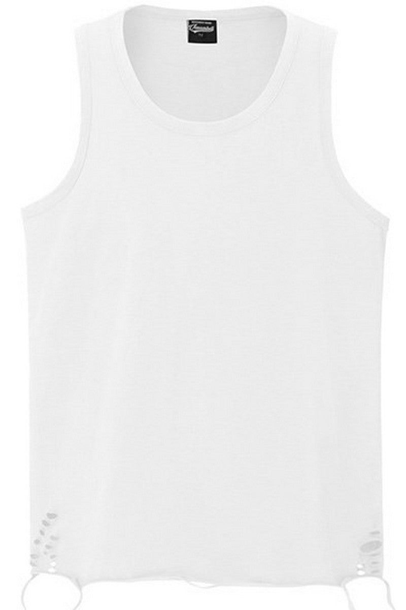 CZ Basicsの「Layered Distressed Cotton Tank(Tops)」