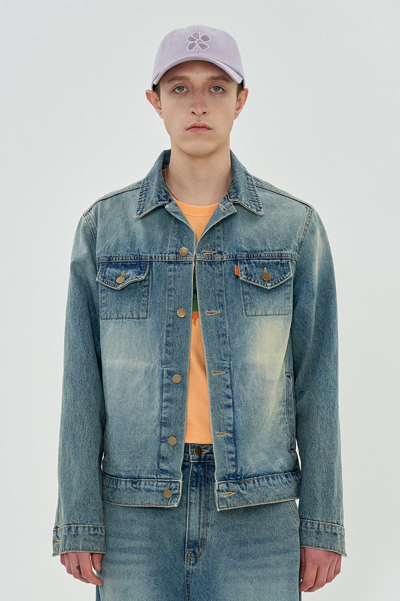 FLOWER DENIM JACKET