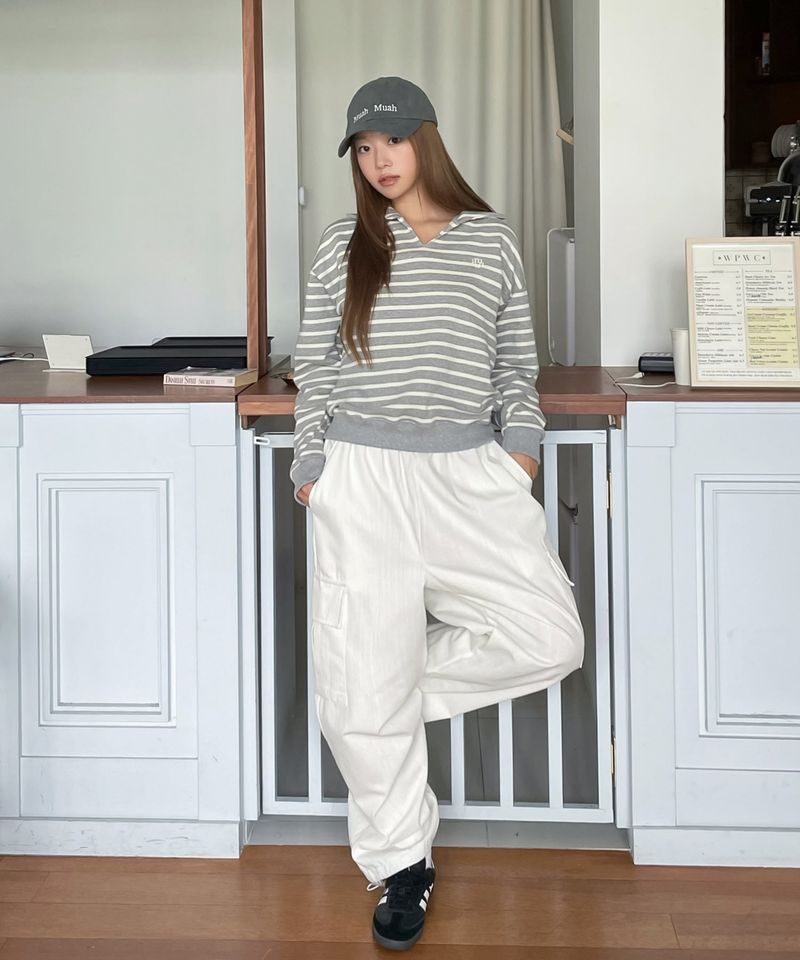 LOGO STRIPE COLLAR MTM