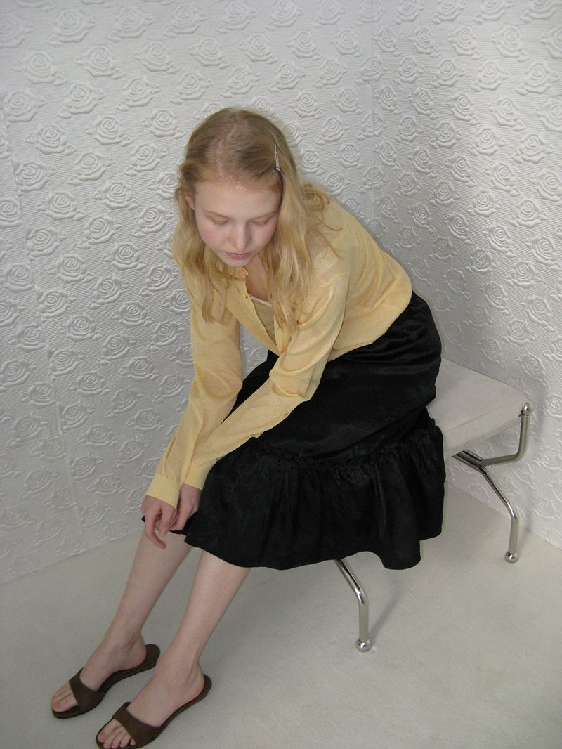 Airy summer cardigan_yellow