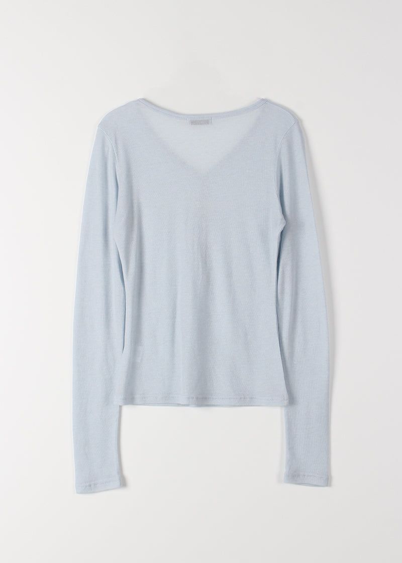 BUTTON SILHOUETTE TEE