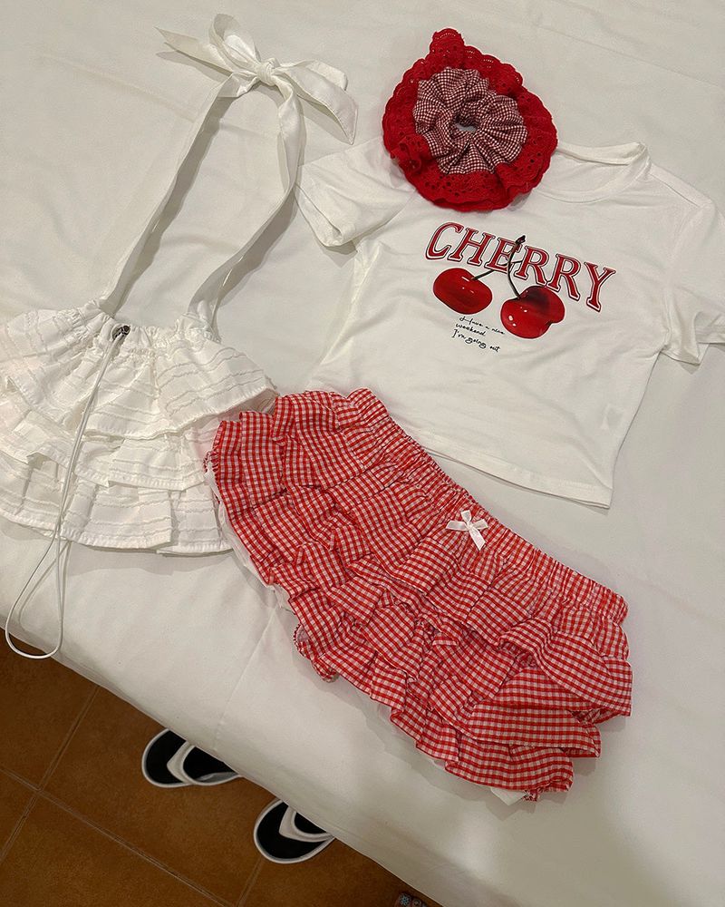 Coloring Gobang Checkered Lace Tripe Shushu Scrunch