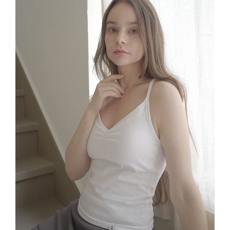 BALLERINA SLEEVELSS-WHITE