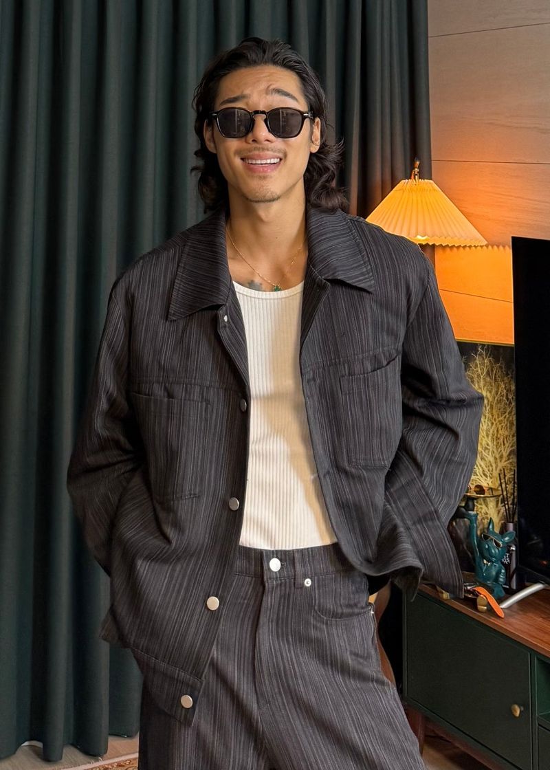 virstyle(ビルスタイル)の「Stripe Trucker Denim Pants 2COLOR(Pants)」