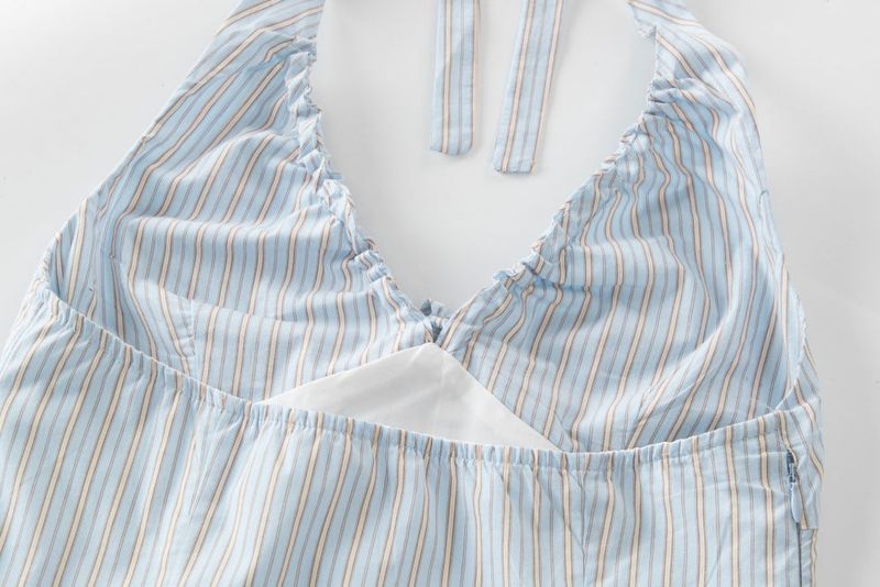 Celia Stripe Halter Top