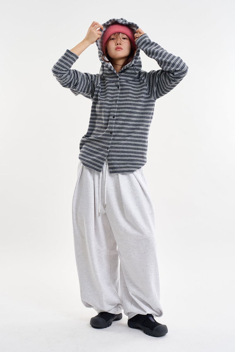 Raucohouse（ラウコハウス）の「Structured pintuck balloon sweat pants（Pants）」