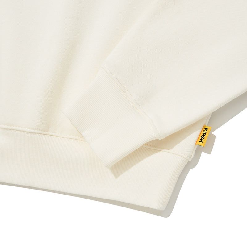 WITTY BUNNY WAPPEN CROP SWEATSHIRT [IVORY]