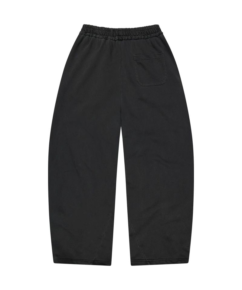 BASIC LOGO PIGMENT SWEAT PANTS_CHARCOAL