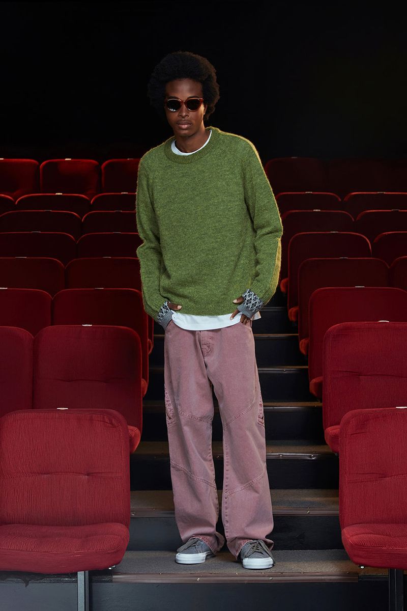 TUCK ALPACA KNIT / GREEN