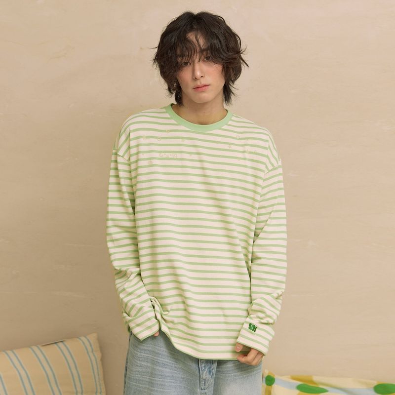 Stripe Multi Long Sleeve T-shirt