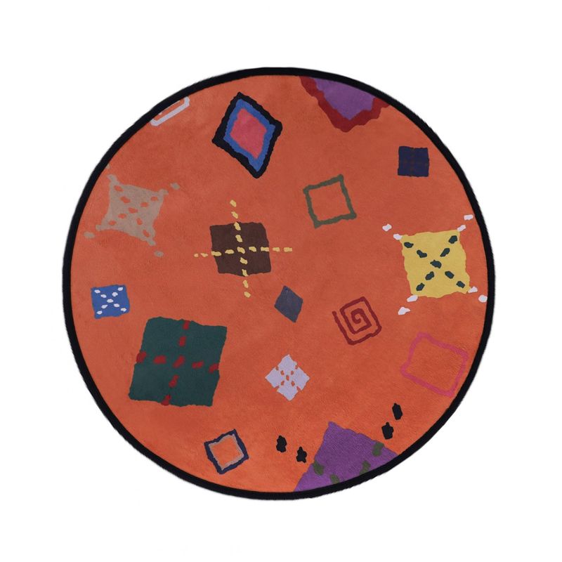 ARGYLE CIRCLE RUG