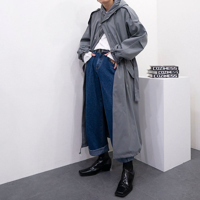 SK Maxi Bomber Jacket Hood Coat (3 colors)