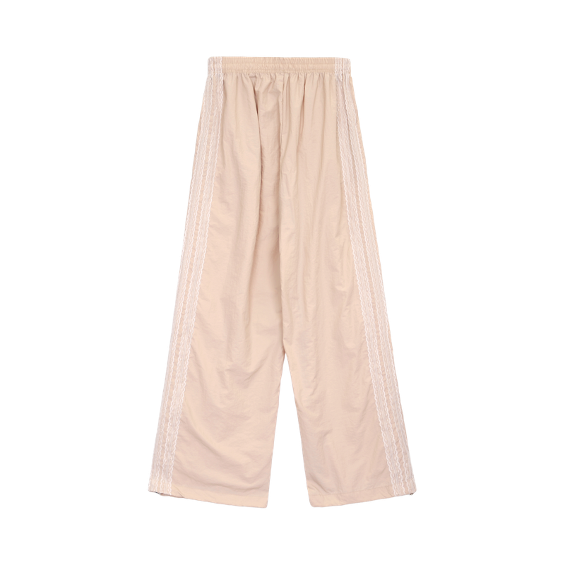 LACE TRACK PANTS (2 COLORS)