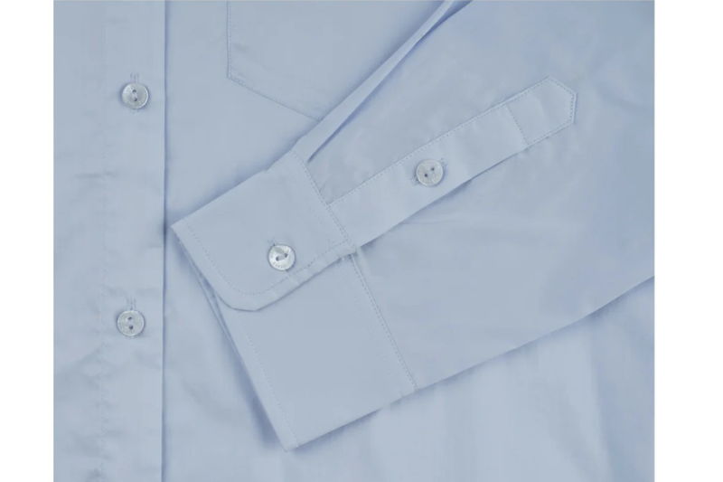 BASIC MELLOW EMBROIDERY SHIRT (WHITE)