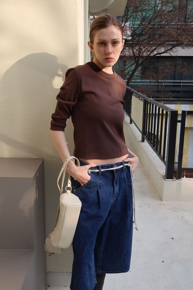 PREPPY 3/4 DENIM_BLUE