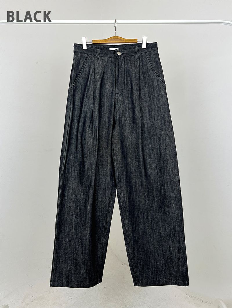 PINTUCK RAW JEANS (2C)