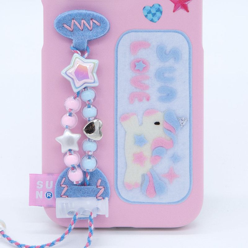 SUN CASE UNICON BEADS PINK