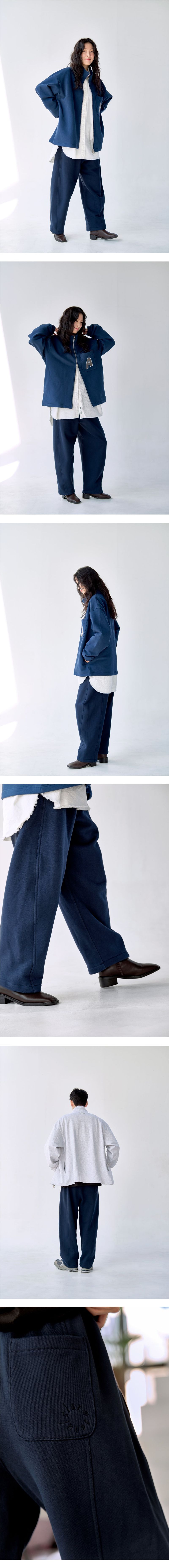 ALARM BALLON PANTS NAVY_UNISEX