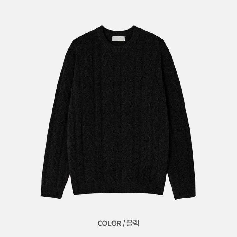 Cropped Cable Warm Knit (6 Colors)