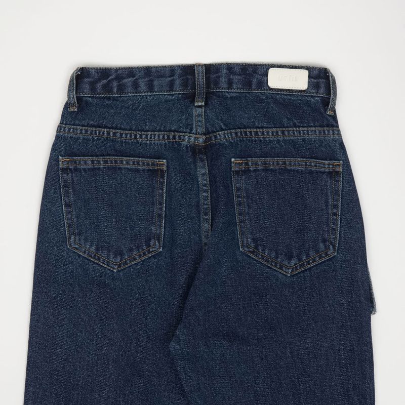 STRAIGHT FIT SNAP POCKET DENIM PANTS [6888]