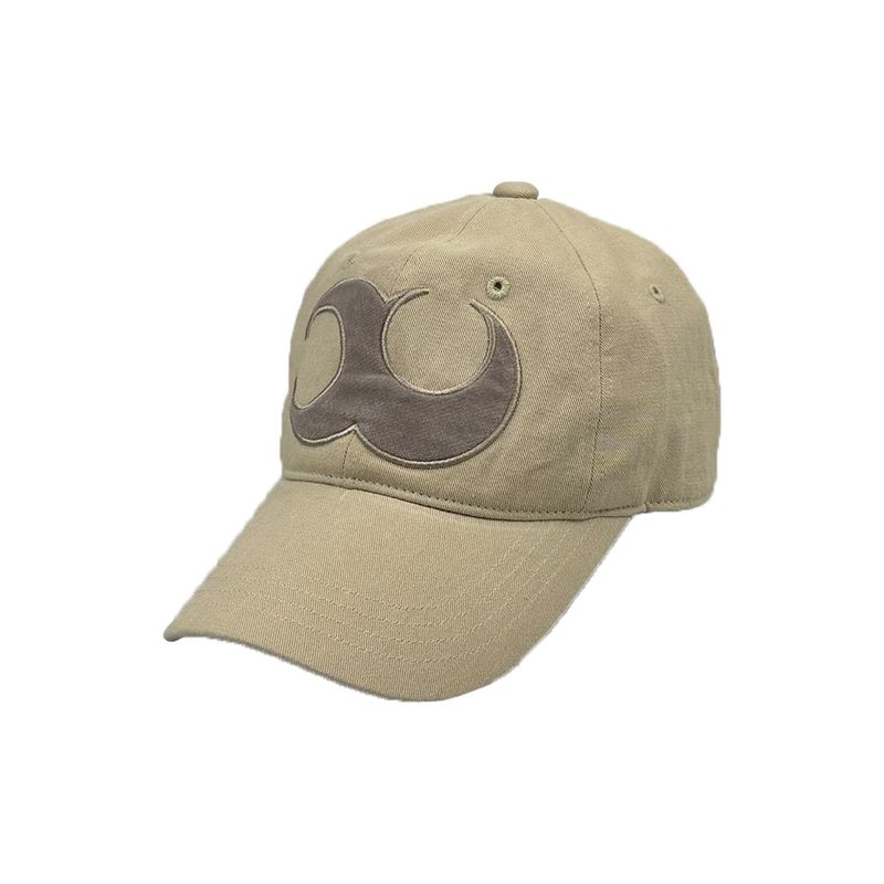 BASIC LOGO WASHED BALL CAP (BEIGE)