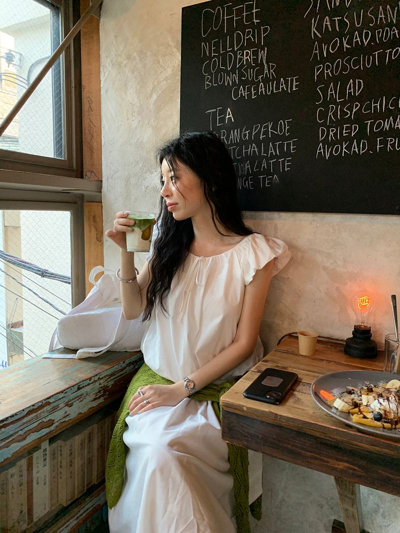[MADE] Weare Ribbon Puff Blouse