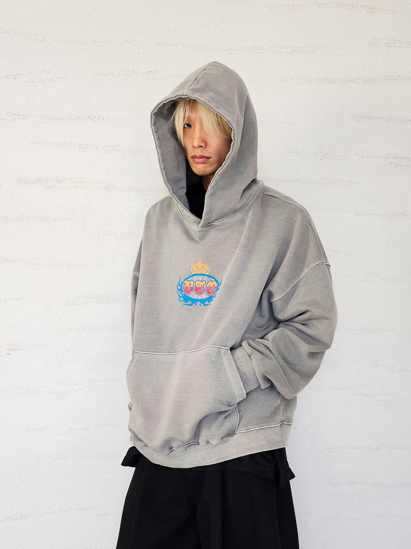 VENTIQUE Pigment Sword King hoodie 2colors