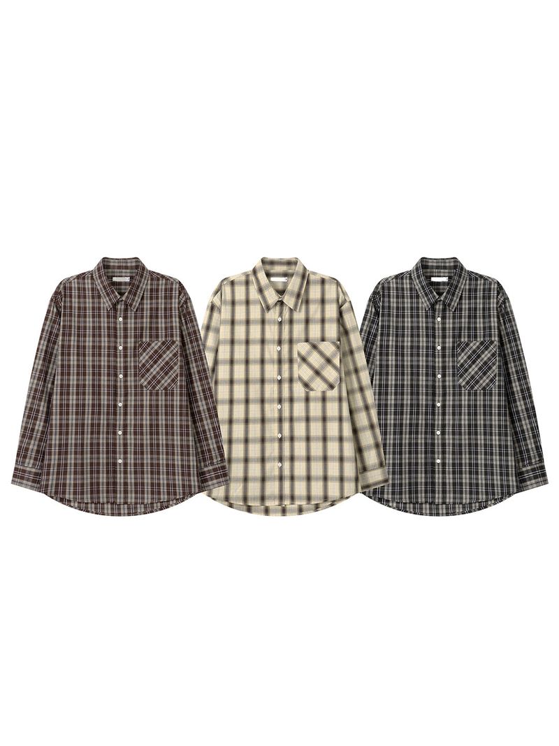 SP Check Standard Cotton Shirt (3C)