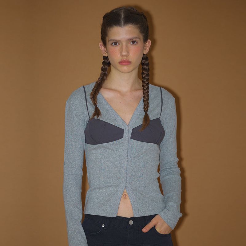 answerisyes（アンサーイズイエス）の「Robin Bustier cardigan（）」