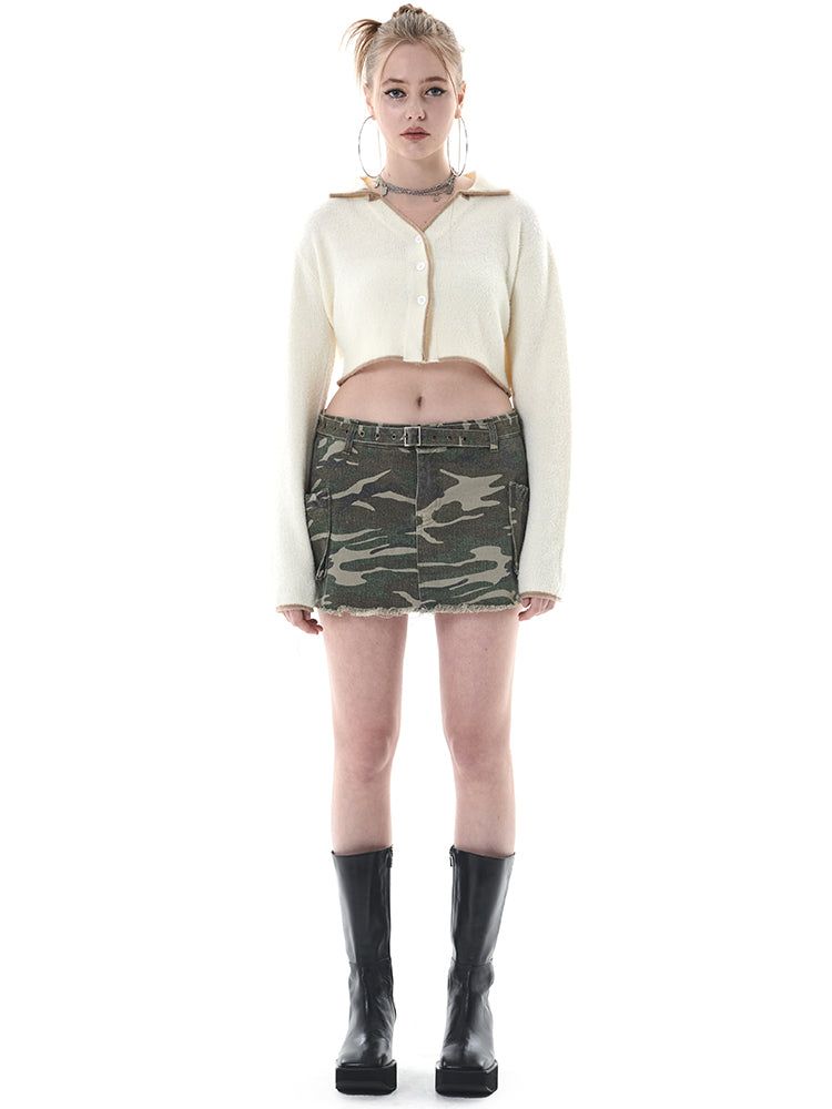 GATELESS（ゲートレス）の「MILITARY MINI SKIRT（Skirts）」