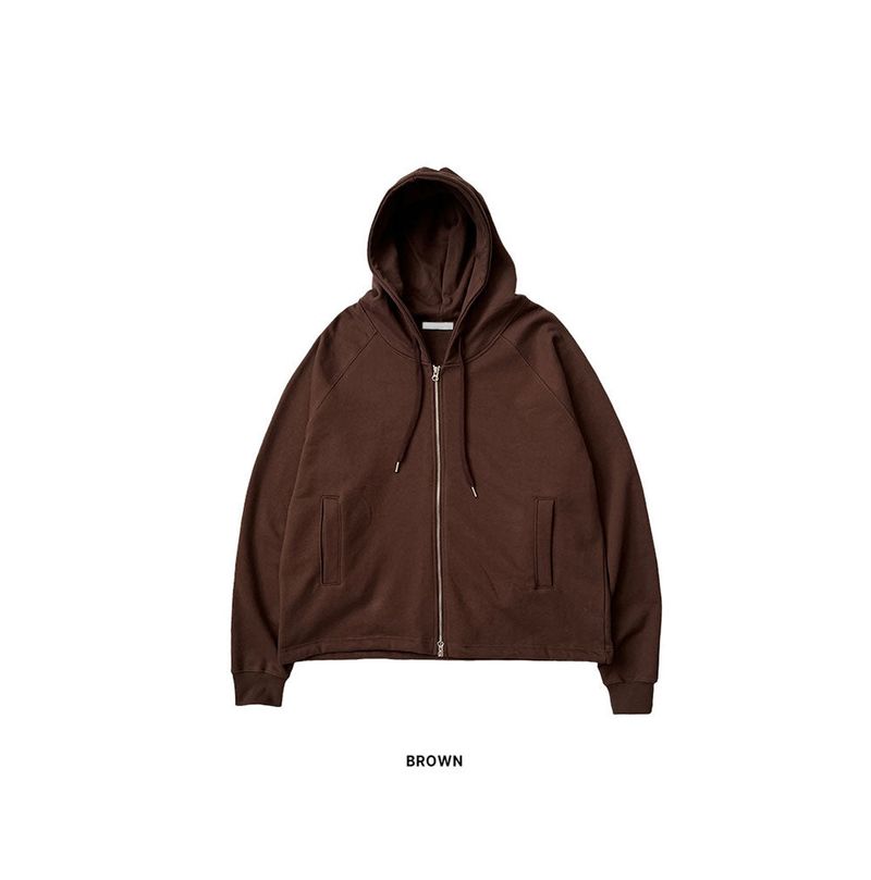 ASCLO Heavy Crop Hood Zip Up (3color)