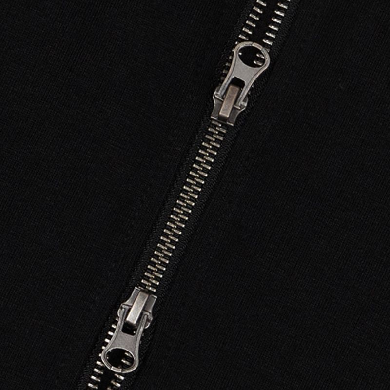 [Unisex] BASIC LINE OVER FIT 2-WAY ZIP-UP (4color)