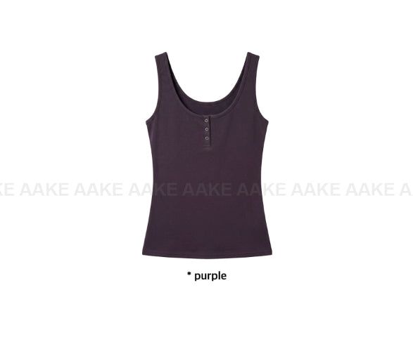 BUTTON POINT SLEEVELESS