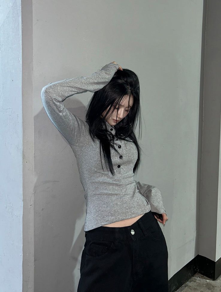 Legend Skin Fit Henley Neck