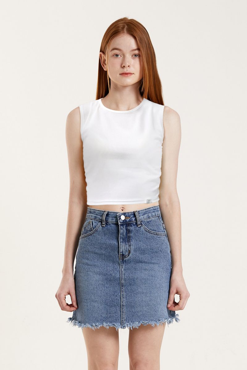 BACK CUT OUT T.SHIRT