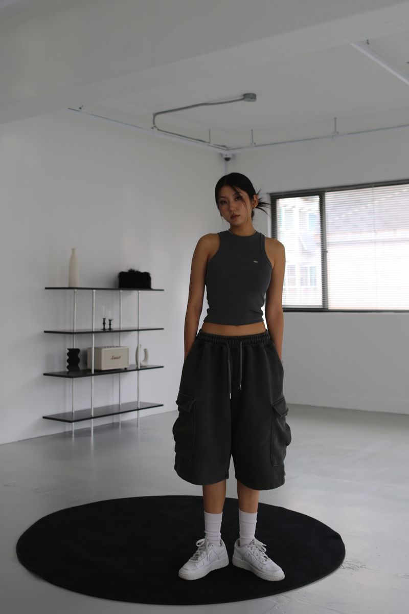 TOOSALTY(トゥーソルティー)の「ASH PIGMENT BERMUDA PANTS(Pants)」
