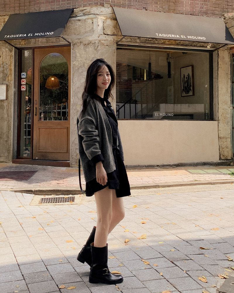 Aden V-knit cardigan