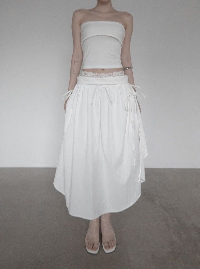 Tuvella Shirred Balloon Skirt