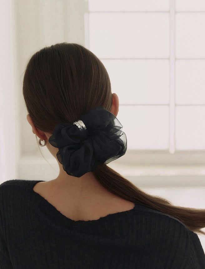 26SS★ Duo Shine (W) Duo Tulle Scrunchie