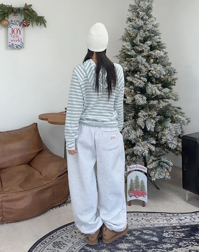 Elrond Patch Boa Jogger Pants