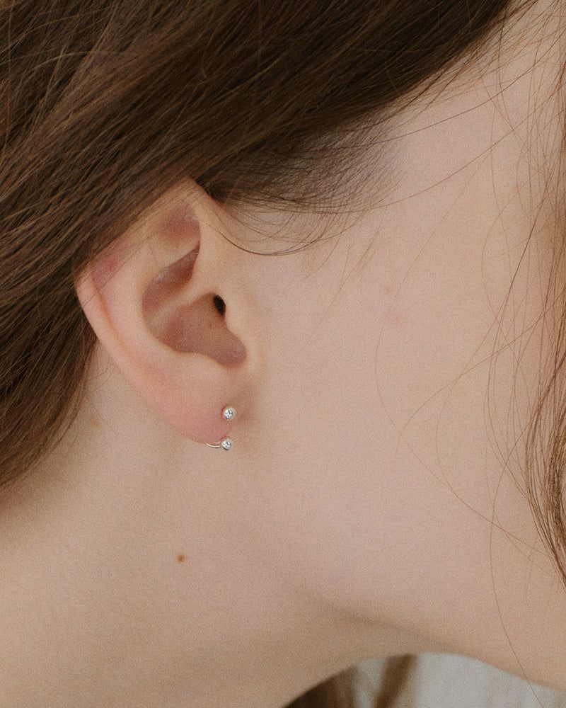 NORMALLEE（ノーマリー）の「[Silver 925] ツーウェイ ボールピアス(S)（アクセサリー）」