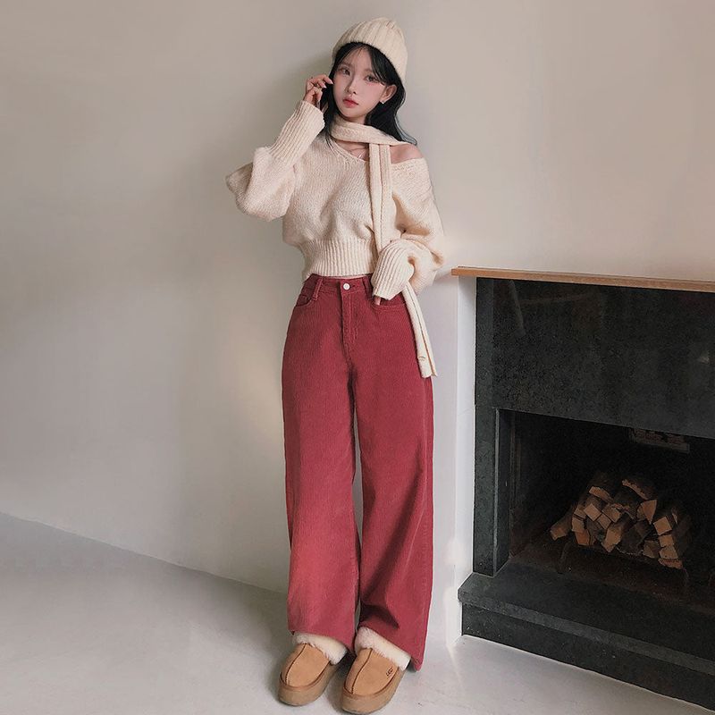 [BELLIDE MADE] Diget corduroy wide pants