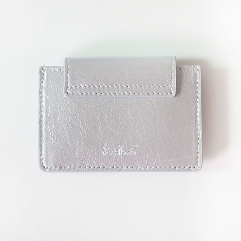 shape of' wallet - silver bean