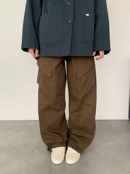 Ryukan Cargo Balloon Wide Pants