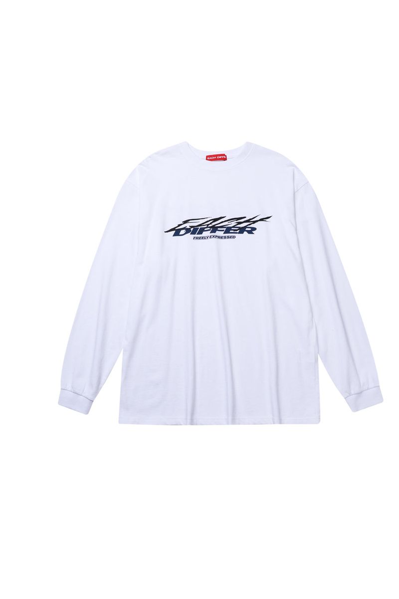GRAFFITI LONG SLEEVE_WHITE