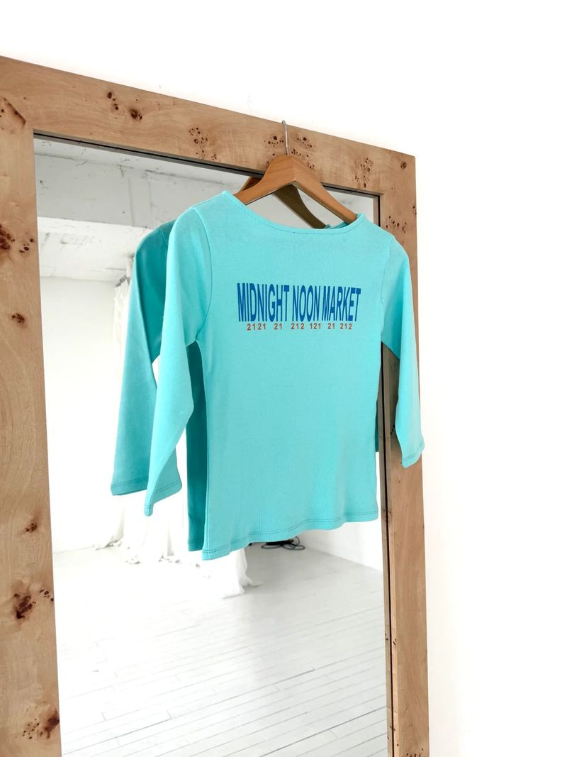 House of haus（ハウス オブ ハウス）の「Midnight 3/4 color sleeve T(2c)（Tops）」